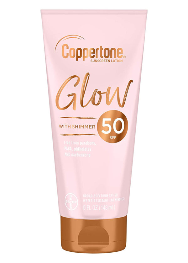 Coppertone Glow With Shimmer Sunscreen Lotion - SPF 50 - 5 fl oz