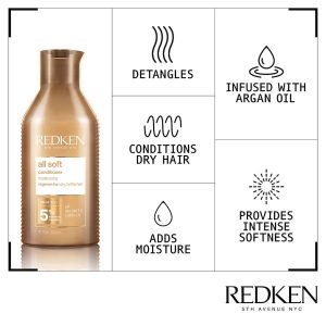 Redken All Soft Argan Oil Conditioner 300ml - Image 2