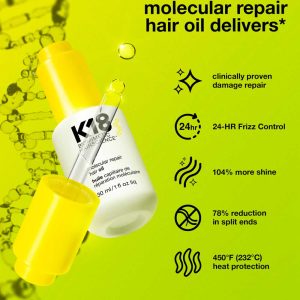 K18 Biomimetic Hairscience Molecular Repair Hair Oil 30ml - Image 4