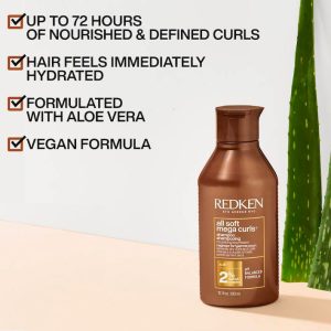 Redken All Soft Mega Curls Shampoo 300ml - Image 3