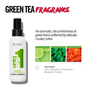 Revlon UniqOne Hair Treatment Green Tea Fragrance 150ml - Image 8
