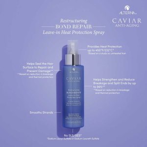 Alterna Caviar Anti-Aging Restructuring Bond Repair Leave-in Heat Protection Spray 125ml - Image 4