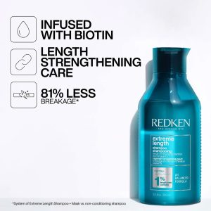 Redken Extreme Length Shampoo 300ml - Image 2